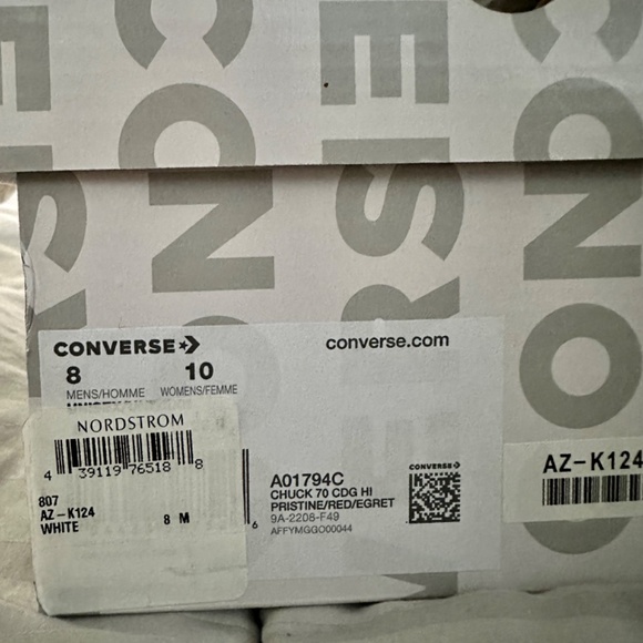 CDG Converse Chuck 70 Hi Top Sneakers - Picture 5 of 5
